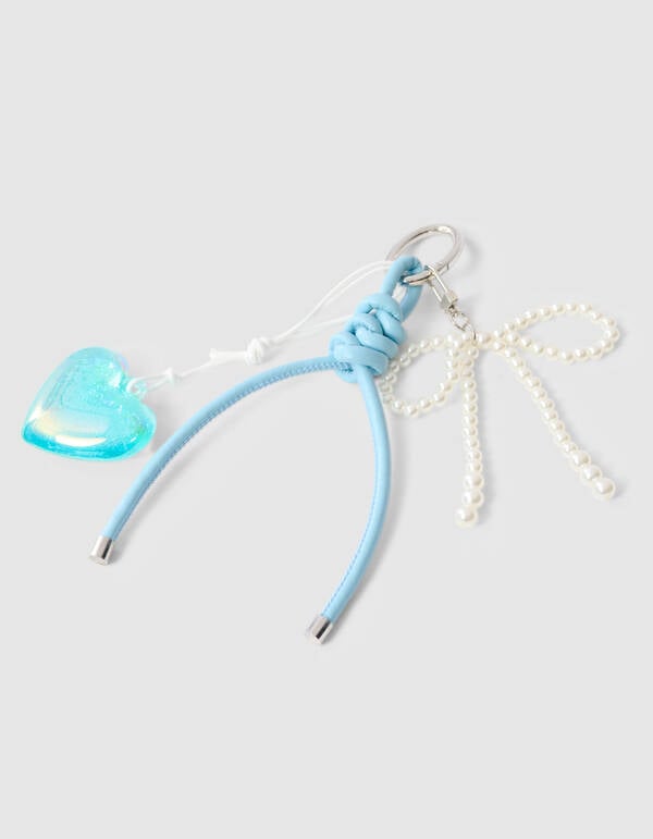Fun Heart Sleutelhanger Blauw SHOEBY GIRLS