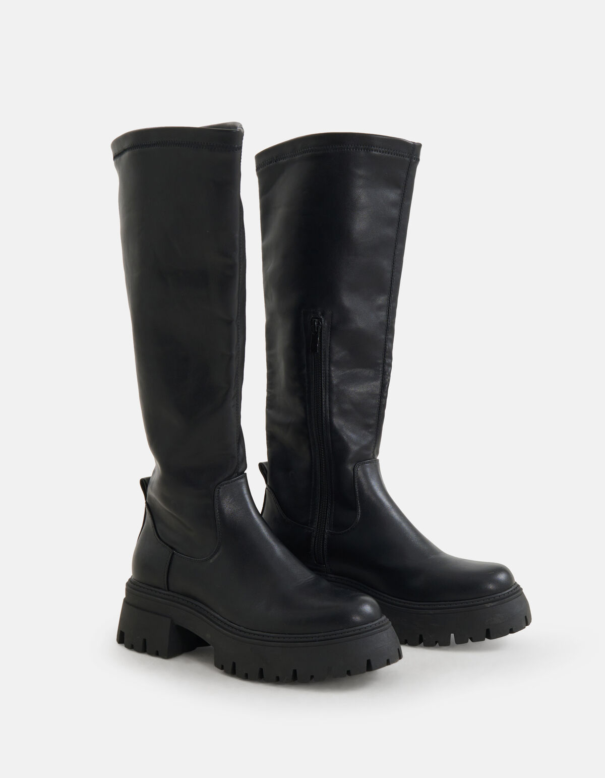 Chunky Stretch Laarzen Zwart SHOEBY SHOES