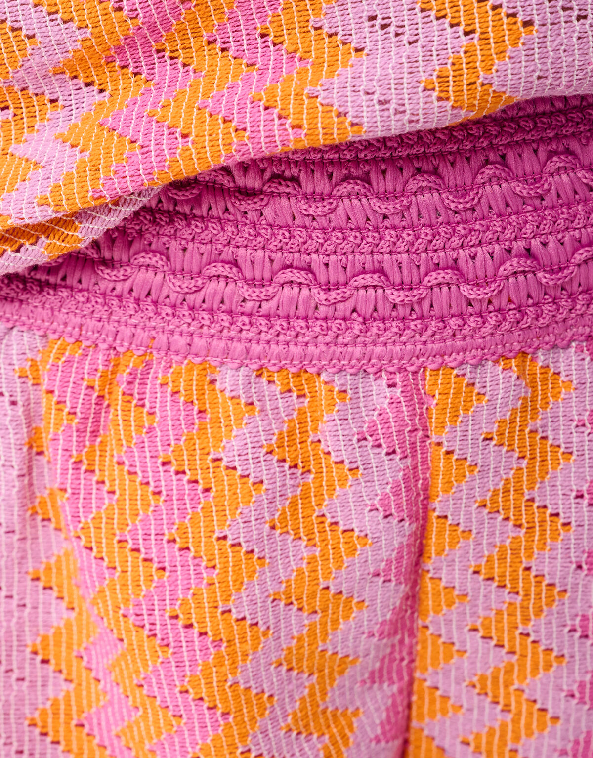 Zigzag Crochet Short Paars SHOEBY GIRLS