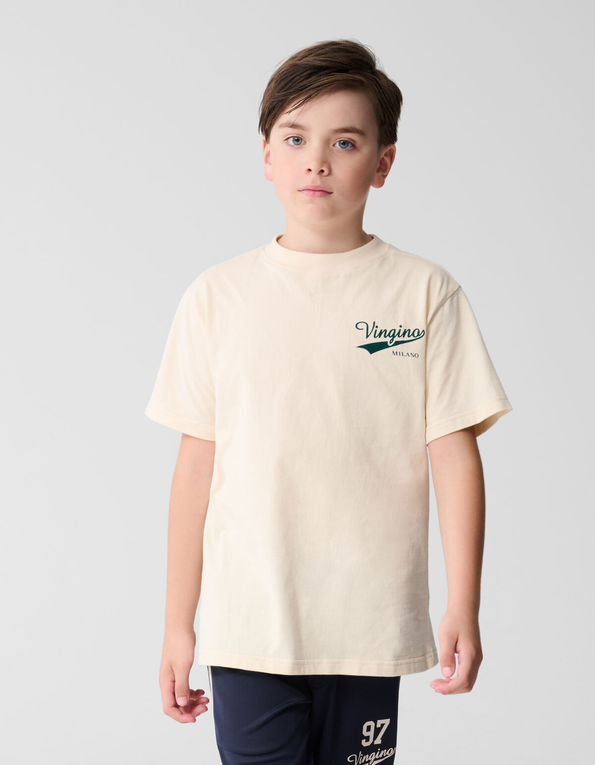 Artwork T-shirt Gebroken Wit SHOEBY BOYS