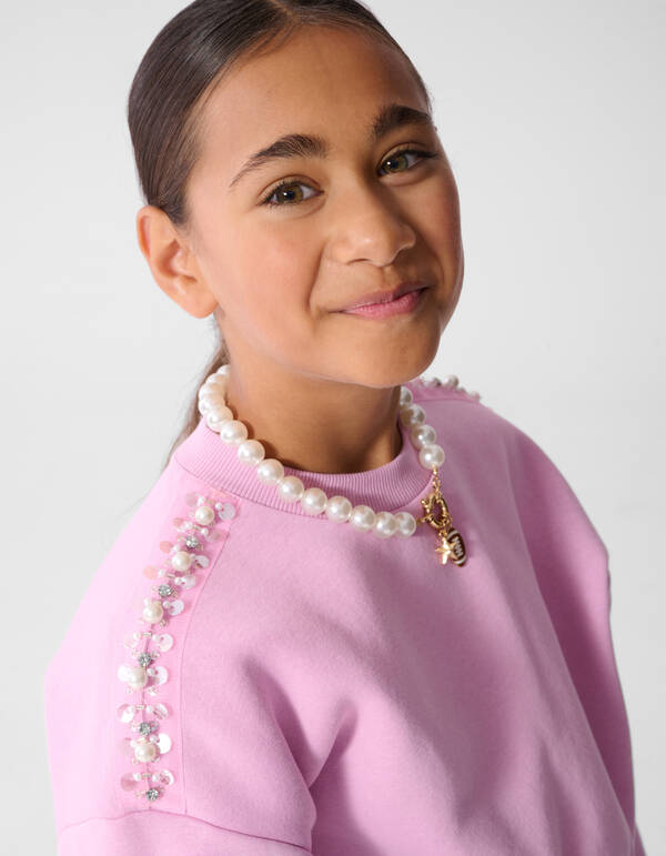Pearl Sweater Lichtroze SHOEBY GIRLS