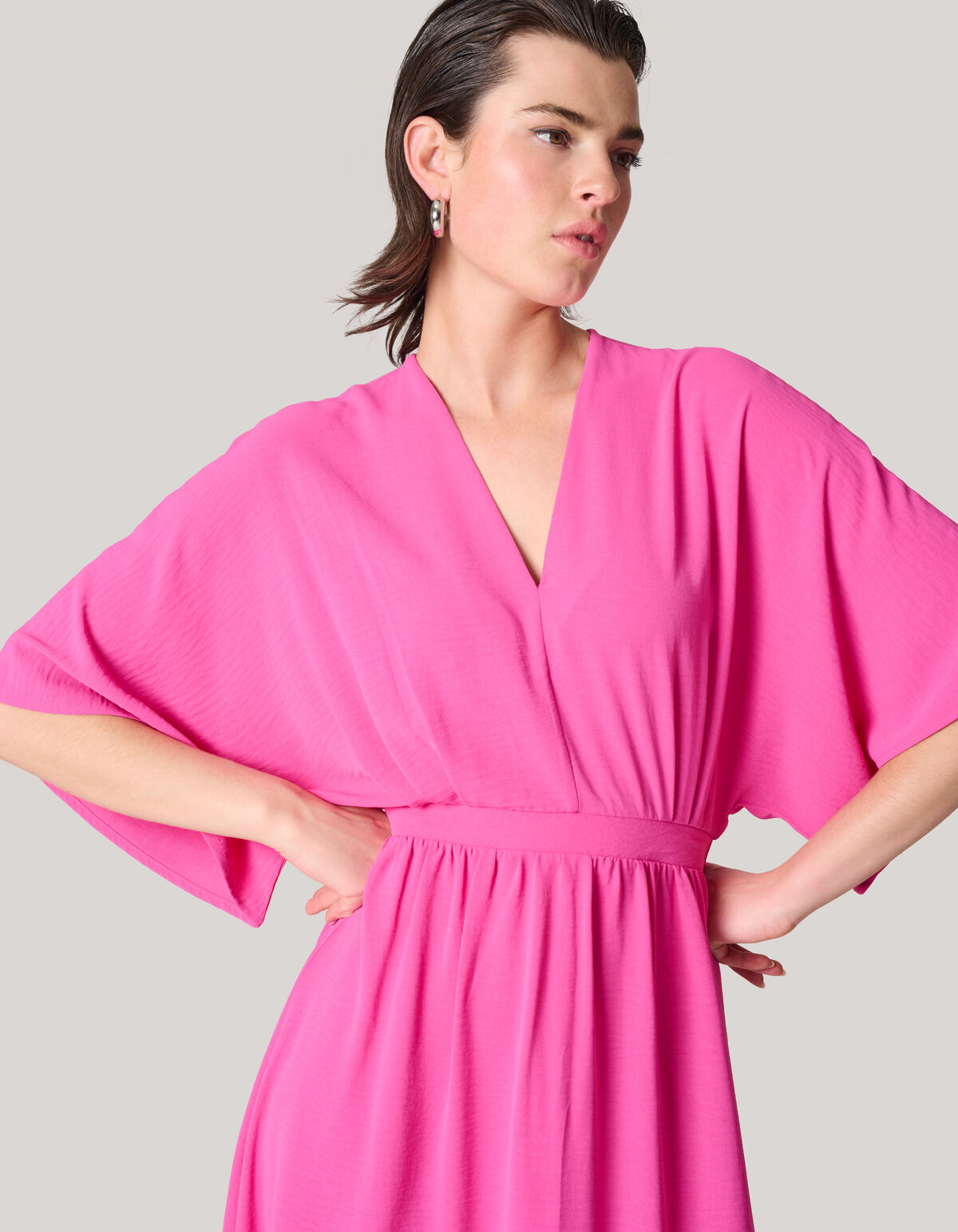 Twist Maxi Jurk Roze SHOEBY WOMEN