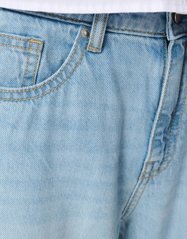 Wide Leg Fit Jeans Extra Lang Bleached SHOEBY WOMEN