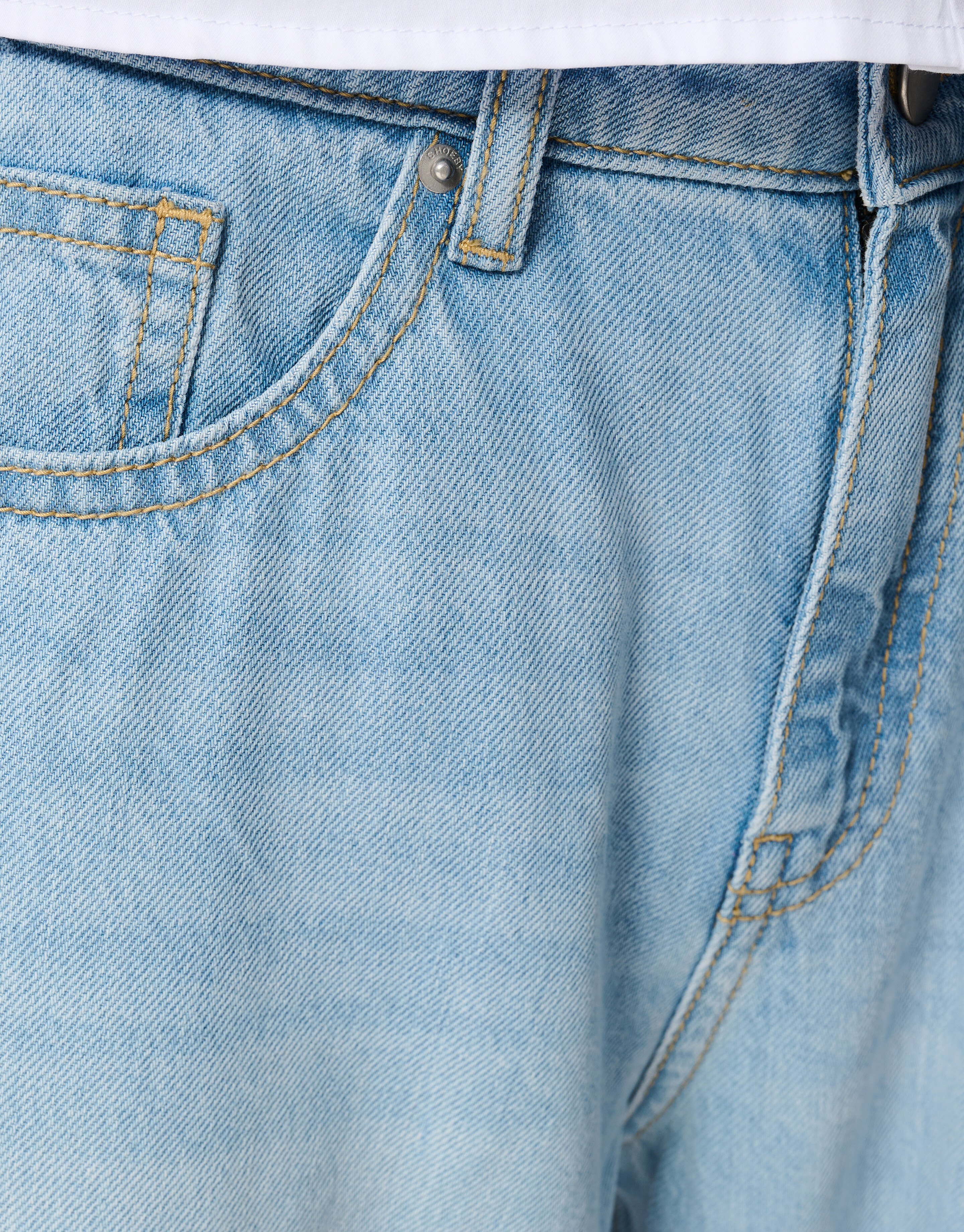 Wide Leg Fit Jeans Extra Lang Bleached SHOEBY WOMEN