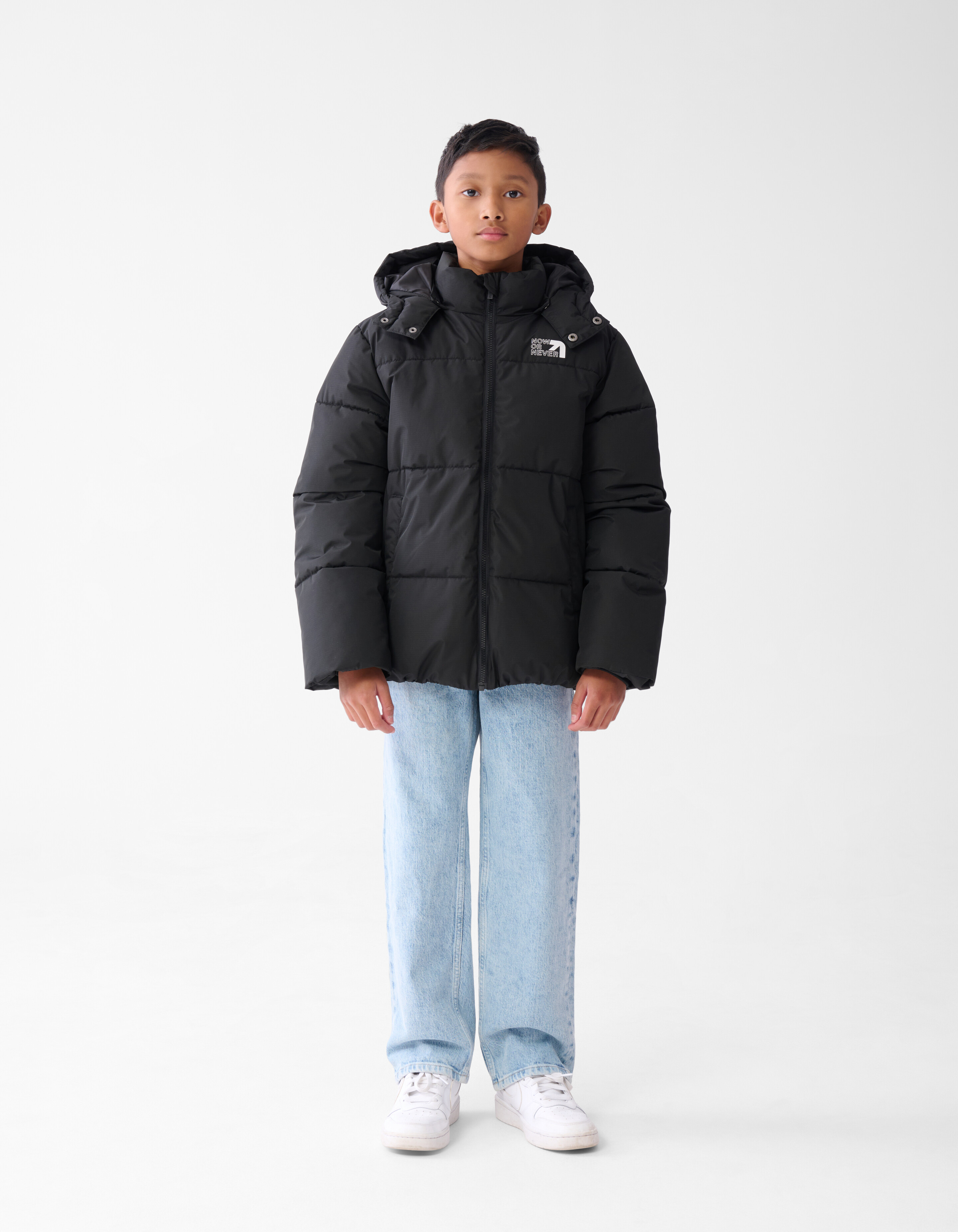 Puffer Jas Zwart SHOEBY BOYS