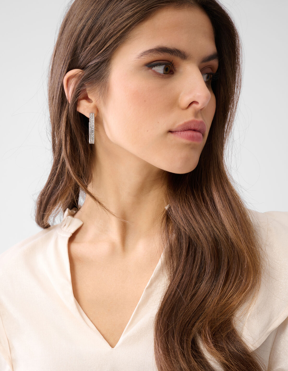 Shine Ruffle Blouse Gebroken Wit SHOEBY WOMEN