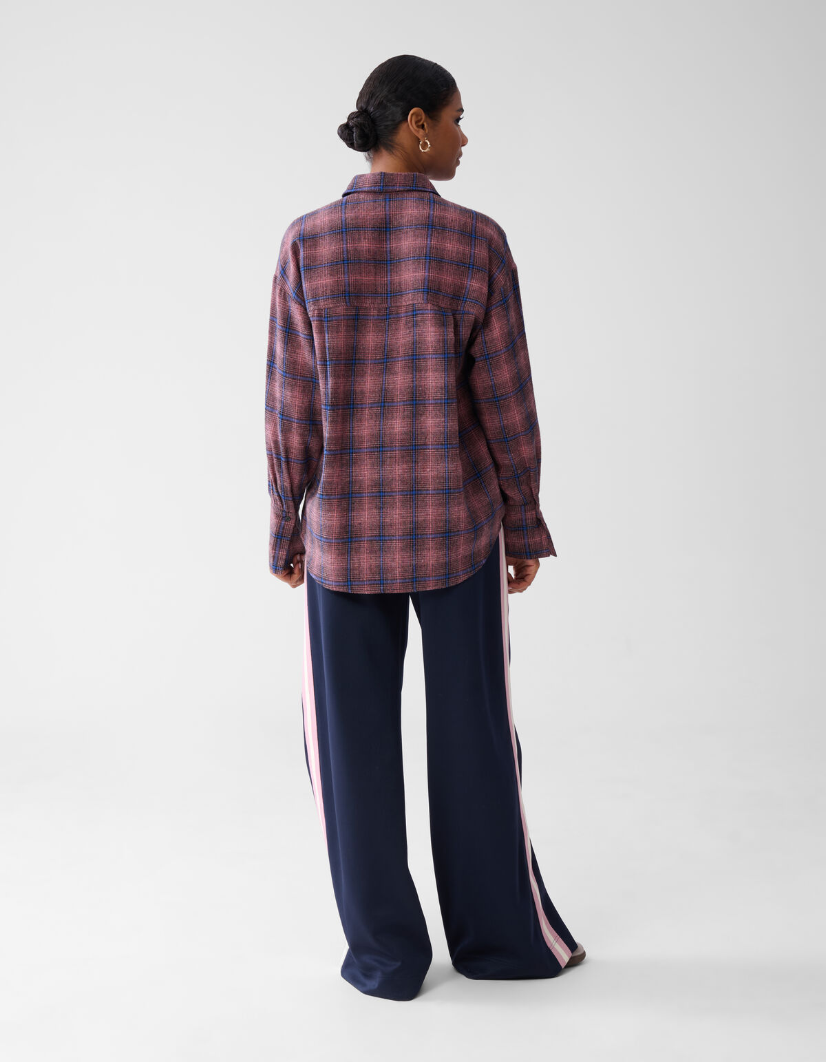 Ruiten Blouse Donkerroze SHOEBY WOMEN