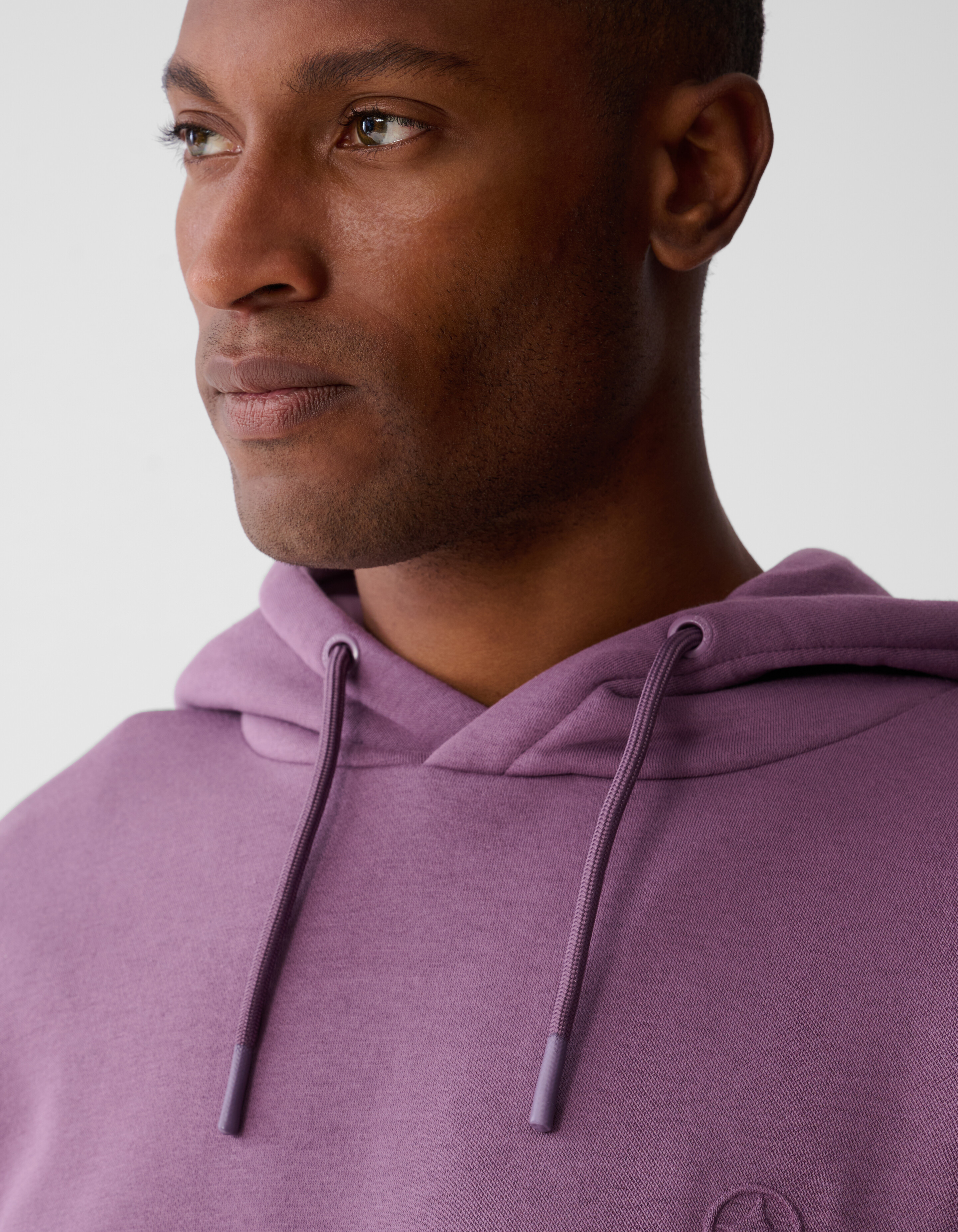 Sweat Hoodie Paars SHOEBY MEN
