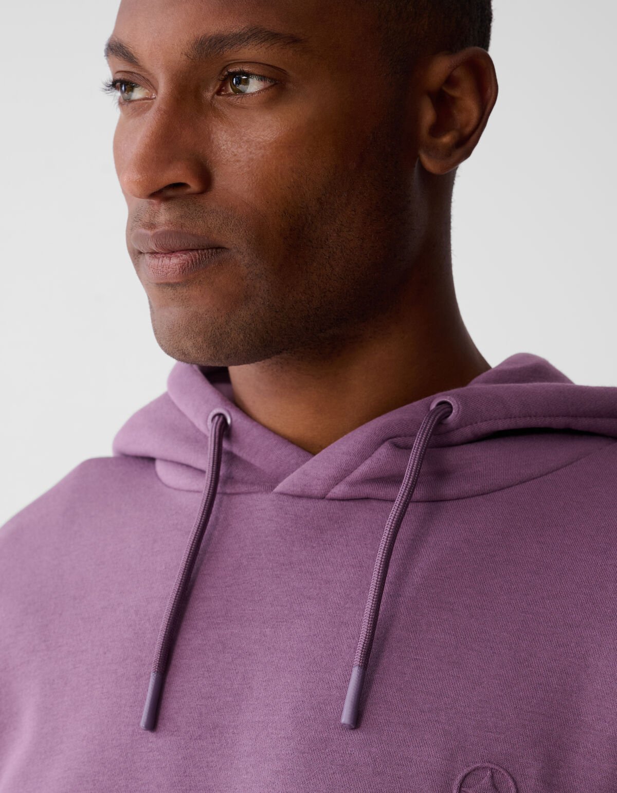 Sweat Hoodie Paars SHOEBY MEN