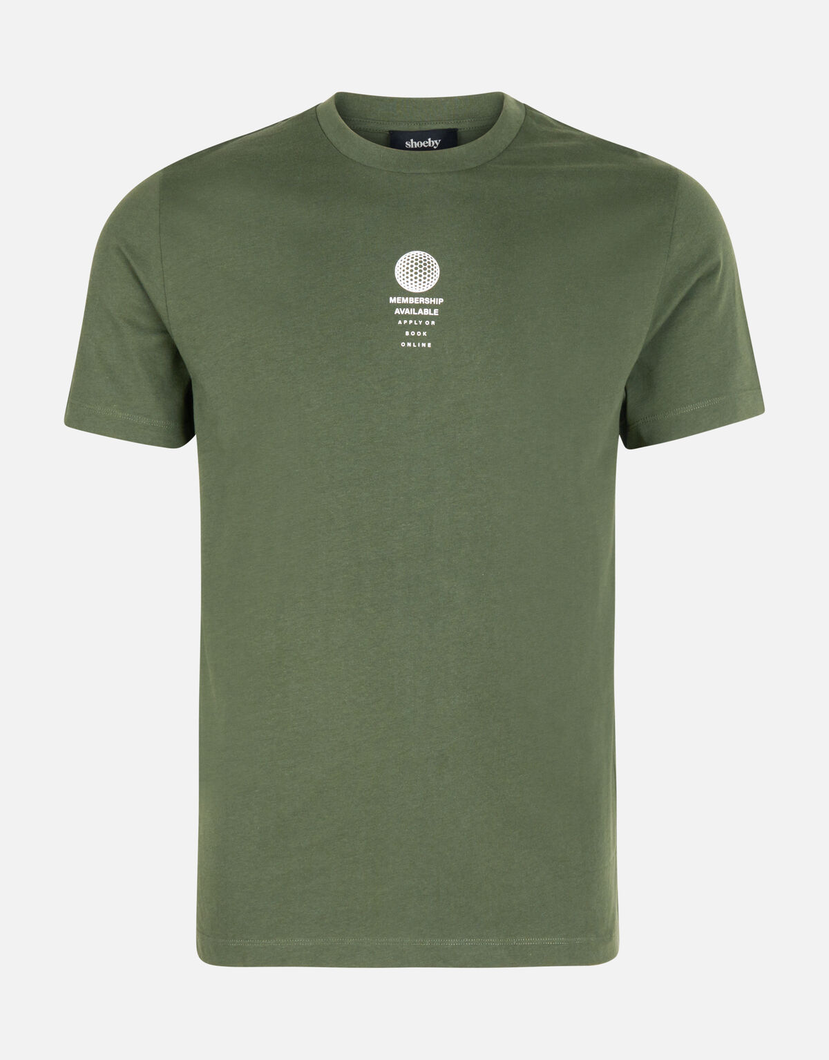 Regular Fit T-shirt Donkergroen SHOEBY MEN