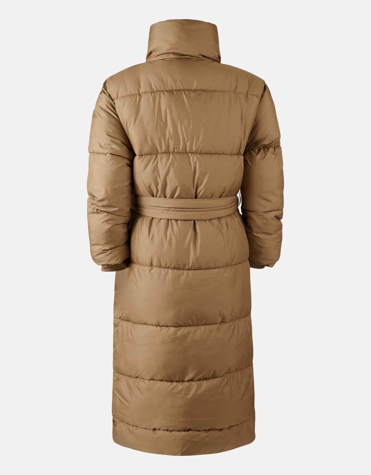 Lange Puffer Jas Beige SHOEBY WOMEN