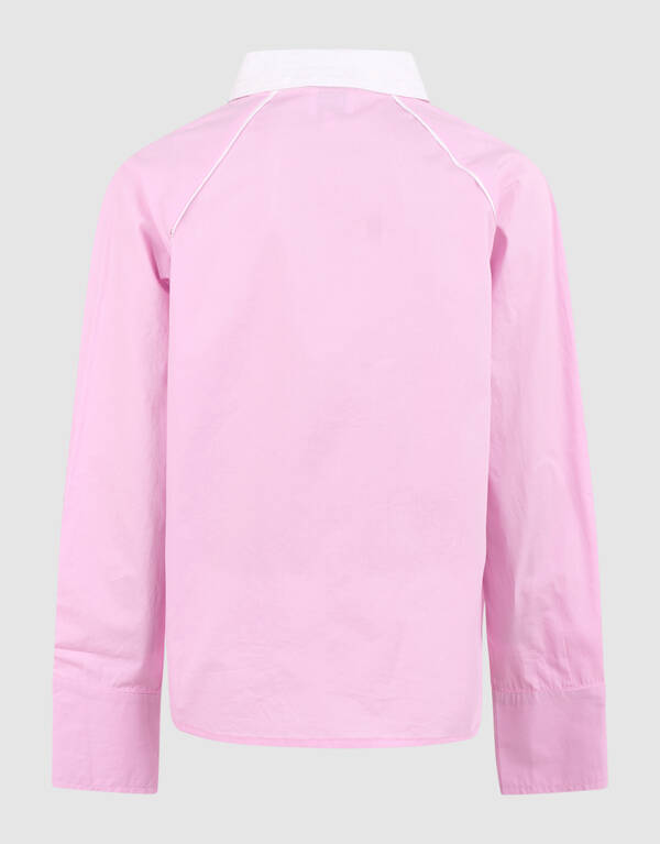 Piping Blouse Lichtroze SHOEBY GIRLS