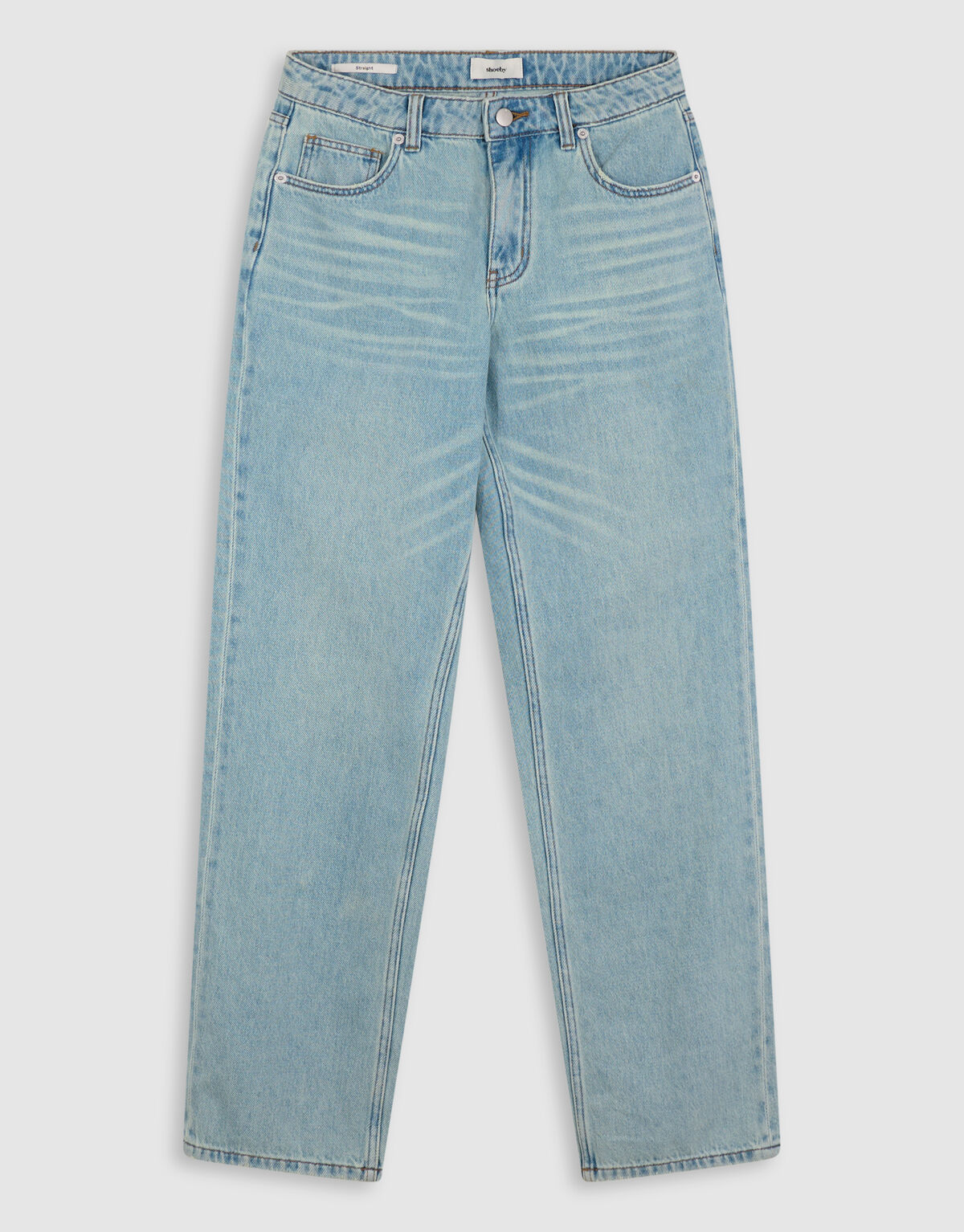 Soft Straight Fit Jeans Bleached SHOEBY WOMEN