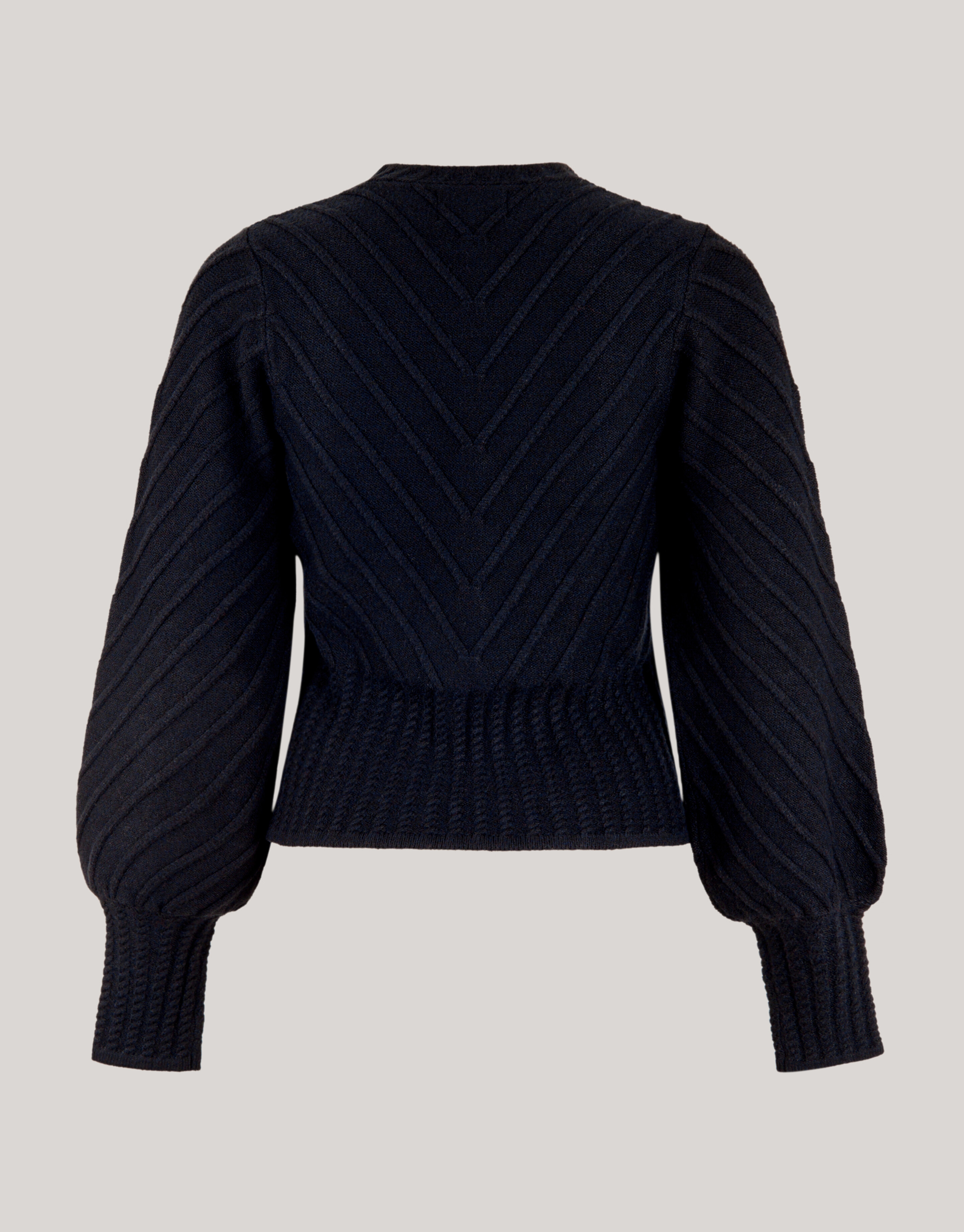 Diagonaal Trui Zwart SHOEBY WOMEN