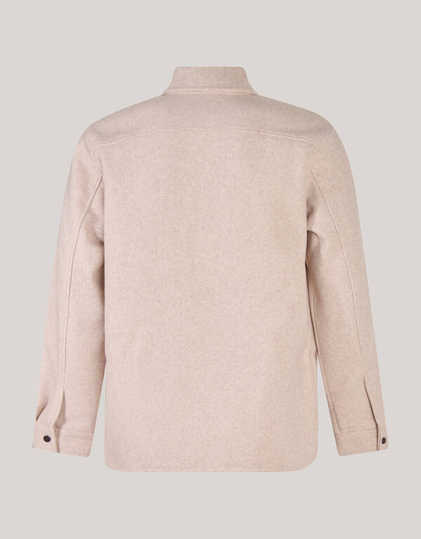 Zip Overshirt Zand SHOEBY MEN