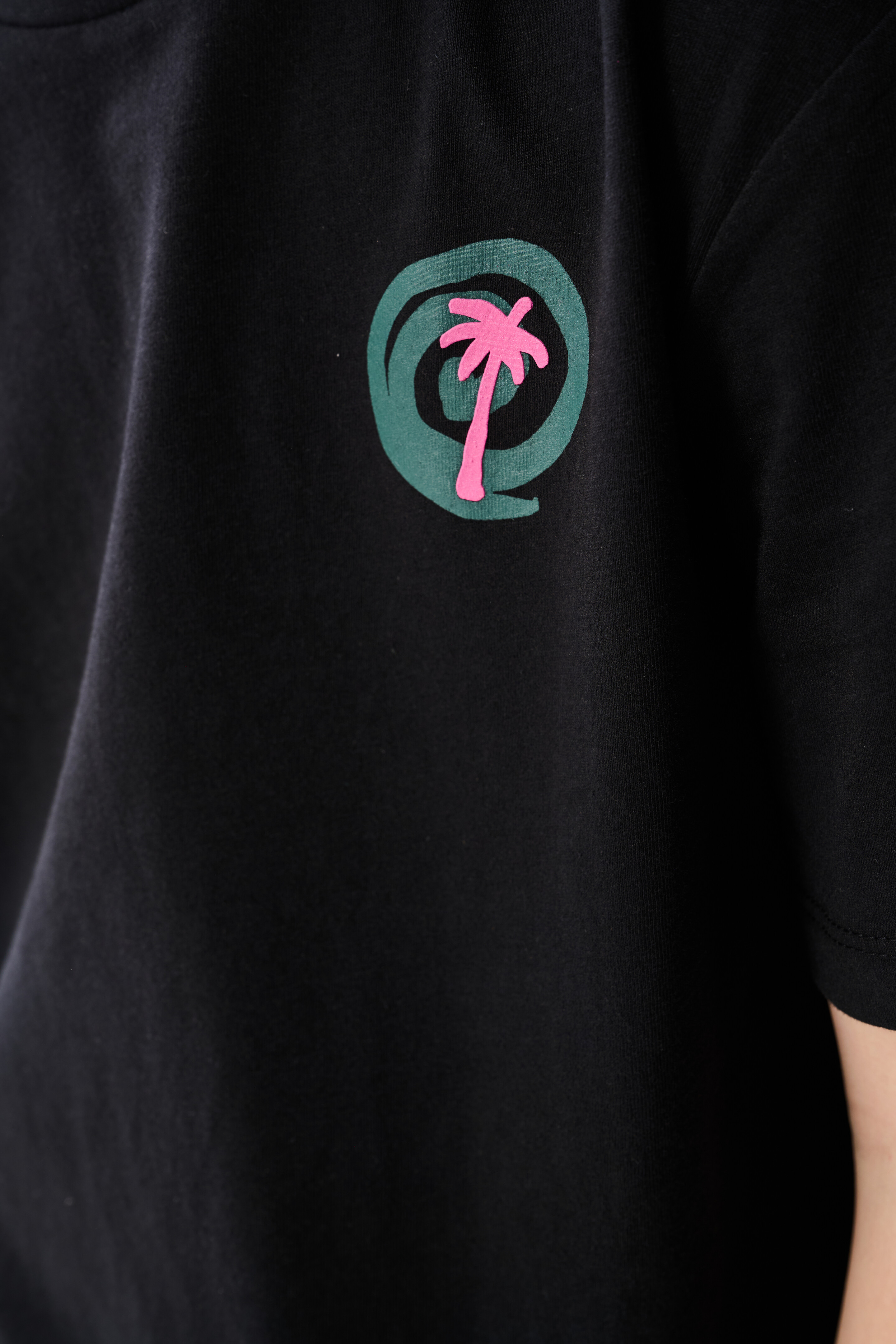 Palm Artwork T-shirt Zwart SHOEBY BOYS