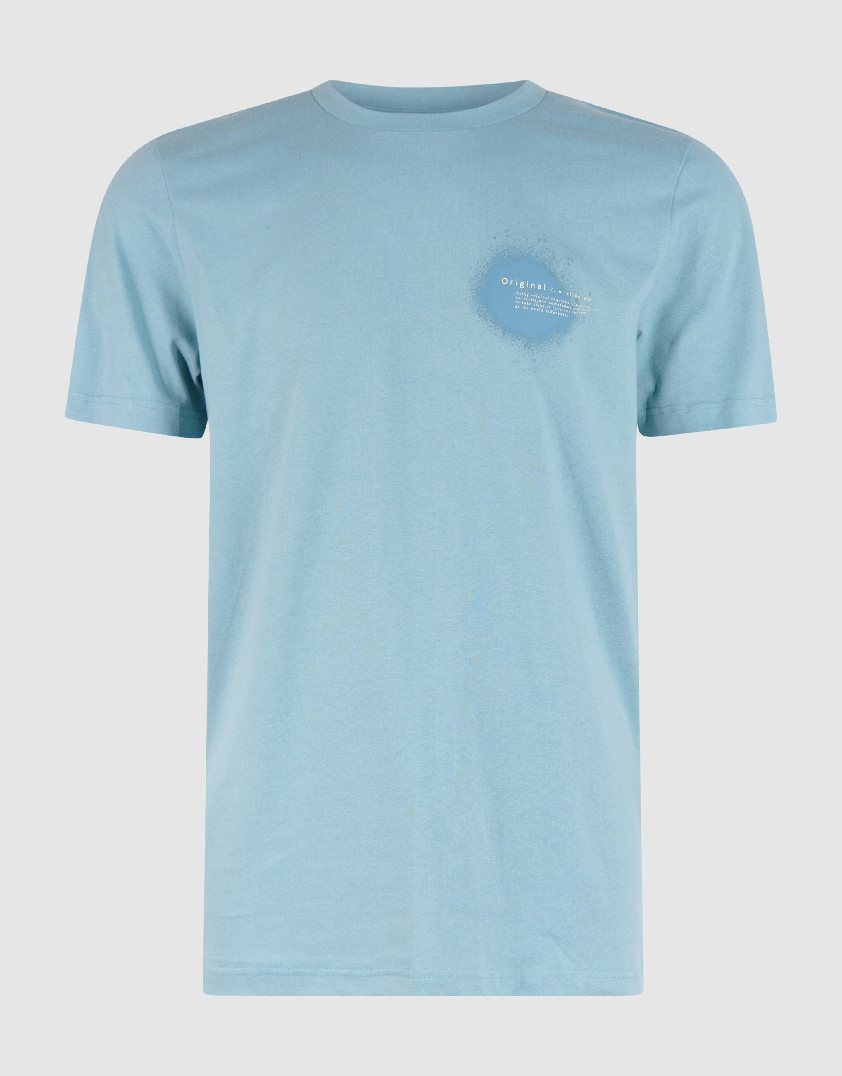 Artwork T-shirt Lichtblauw SHOEBY MEN