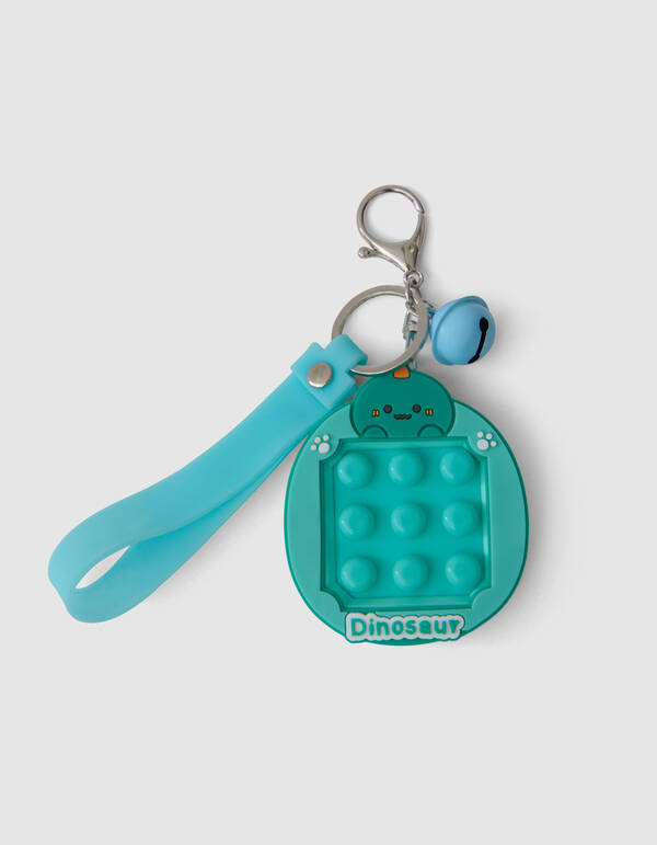 Pop It Dino Sleutelhanger Groen SHOEBY ACCESSOIRES