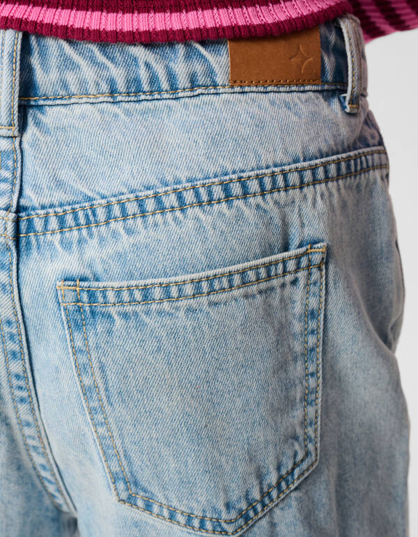 Fun Artwork Denim Bleached SHOEBY GIRLS