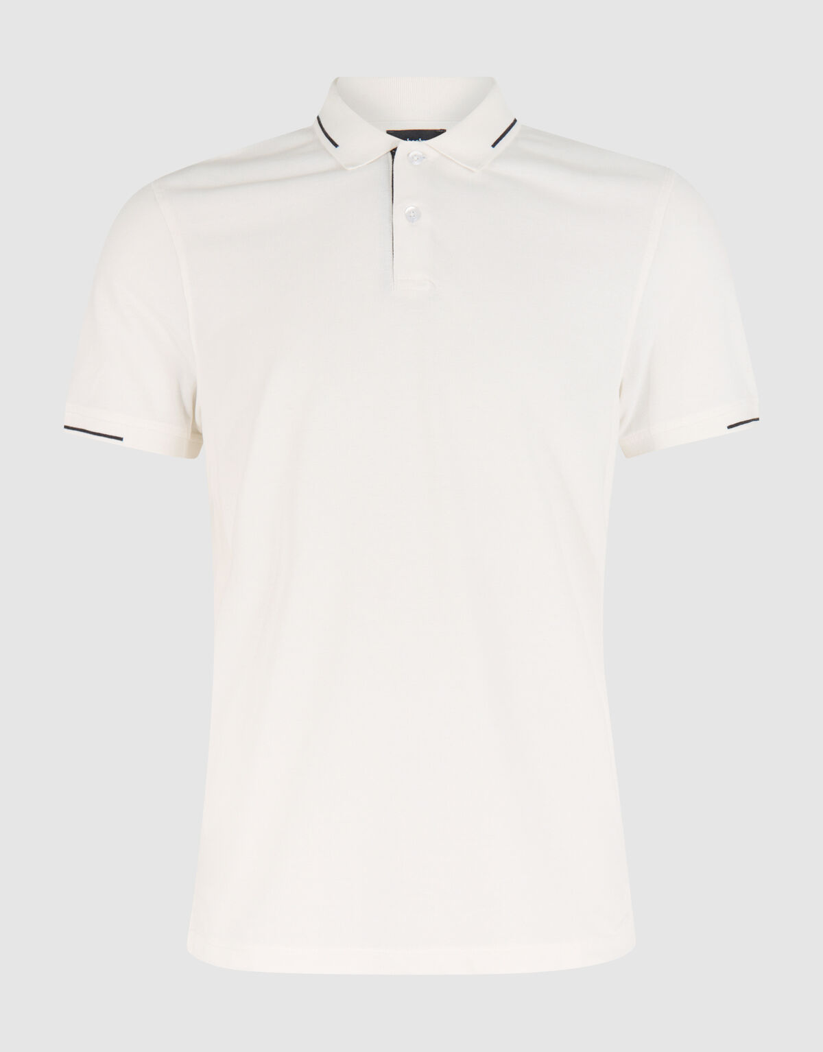 Pique Polo Gebroken Wit SHOEBY MEN