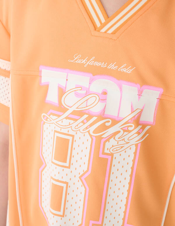 Baseball T-shirt Oranje SHOEBY GIRLS