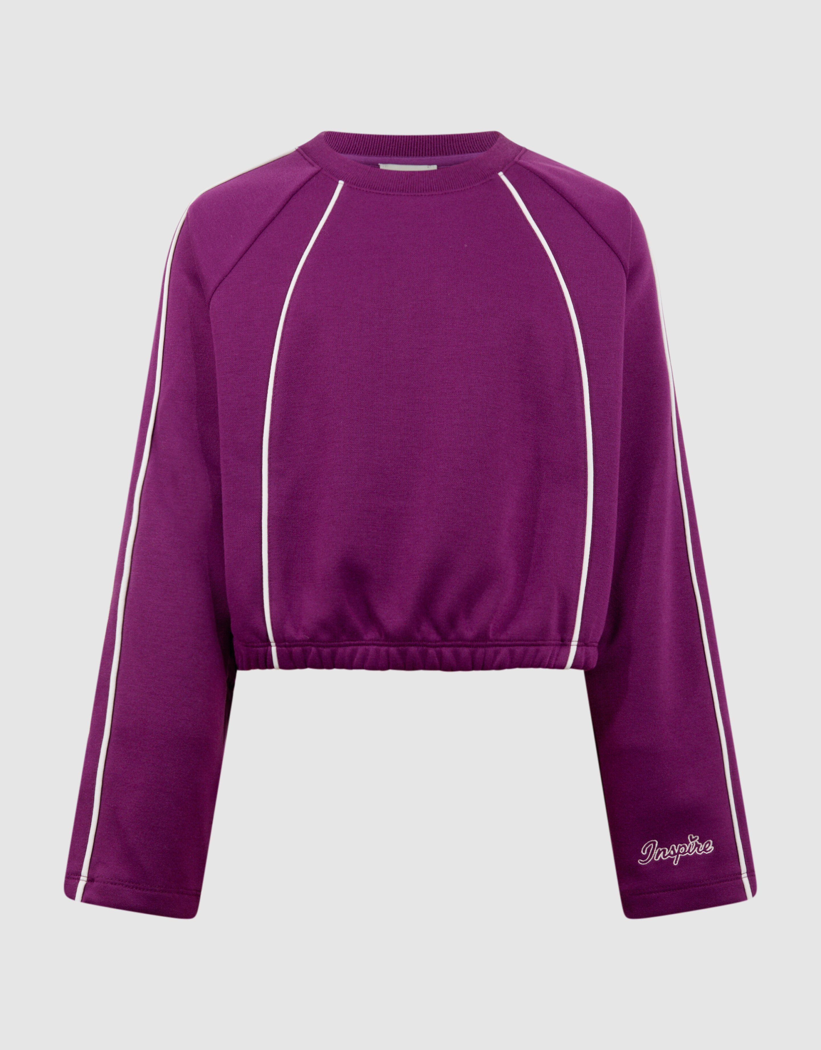 Piping Sweater Paars SHOEBY GIRLS