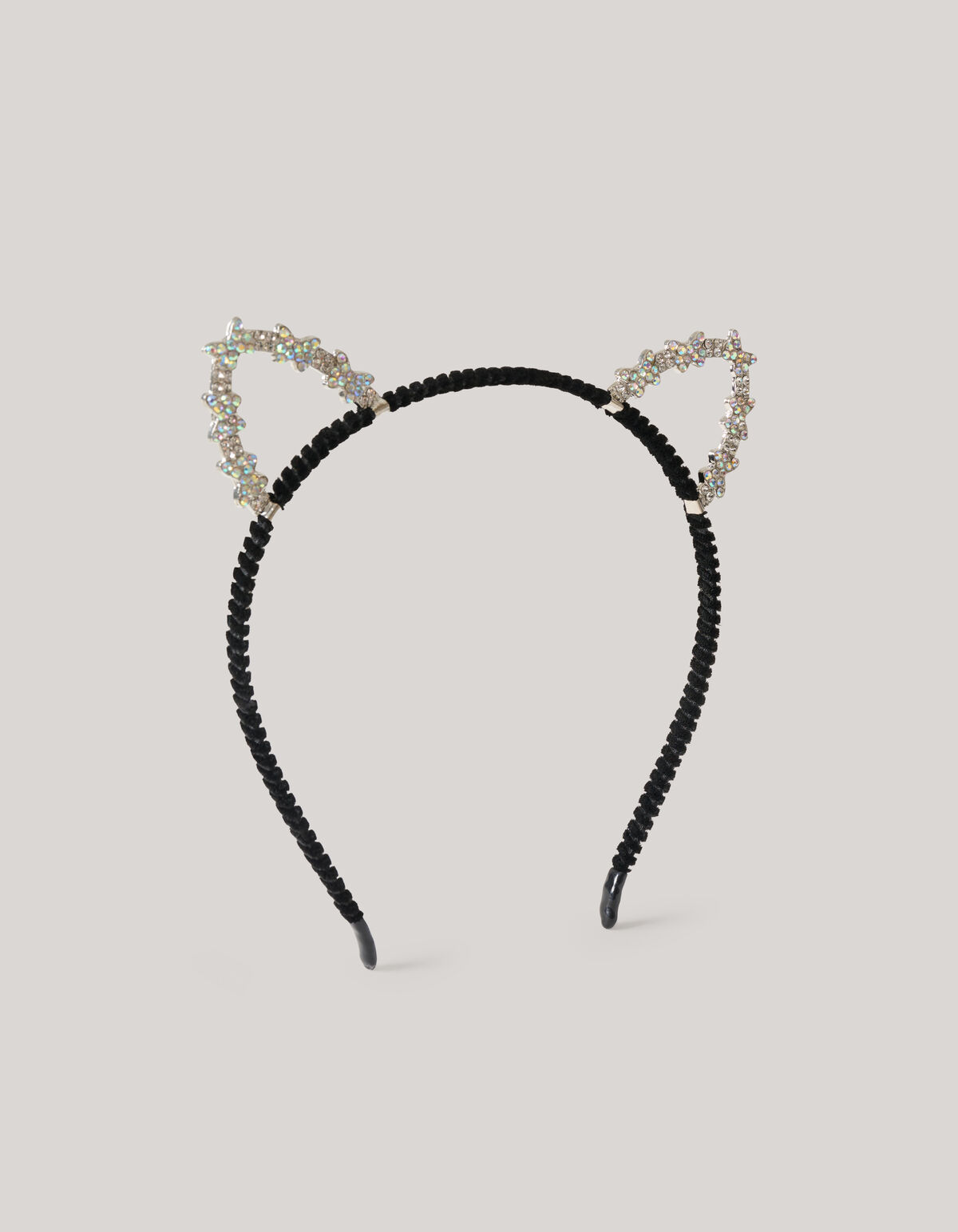 Strass Katten Haarband Zwart SHOEBY ACCESSOIRES