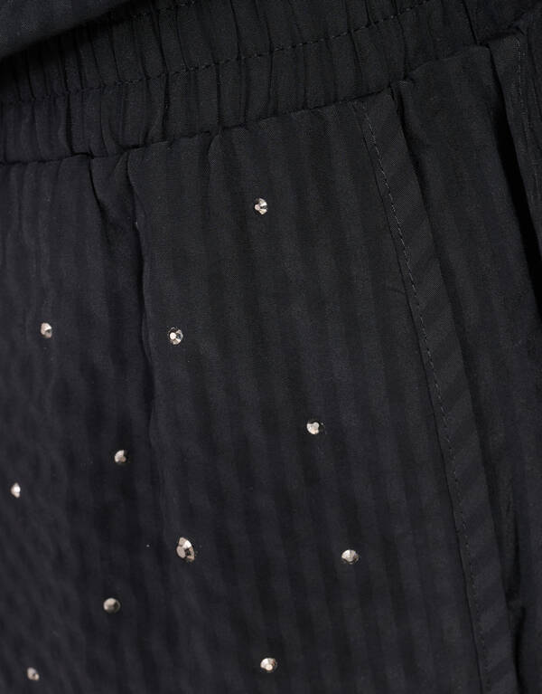 Strass Stripe Short Zwart SHOEBY WOMEN