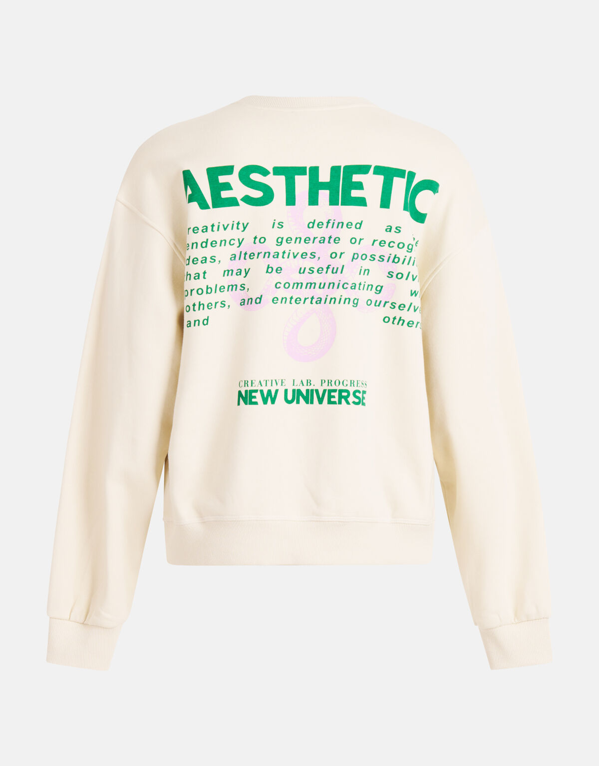 Artwork Sweater Gebroken Wit SHOEBY WOMEN