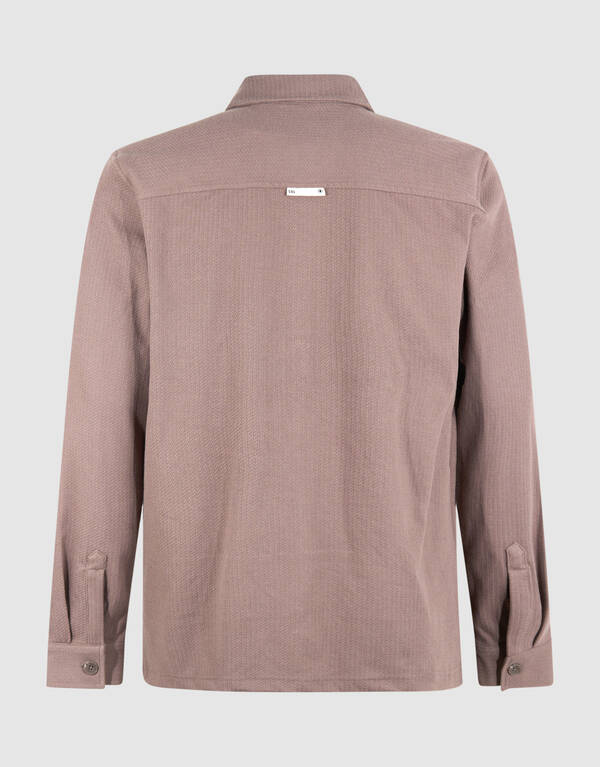 Structuur Overshirt Lichtbruin SHOEBY MEN