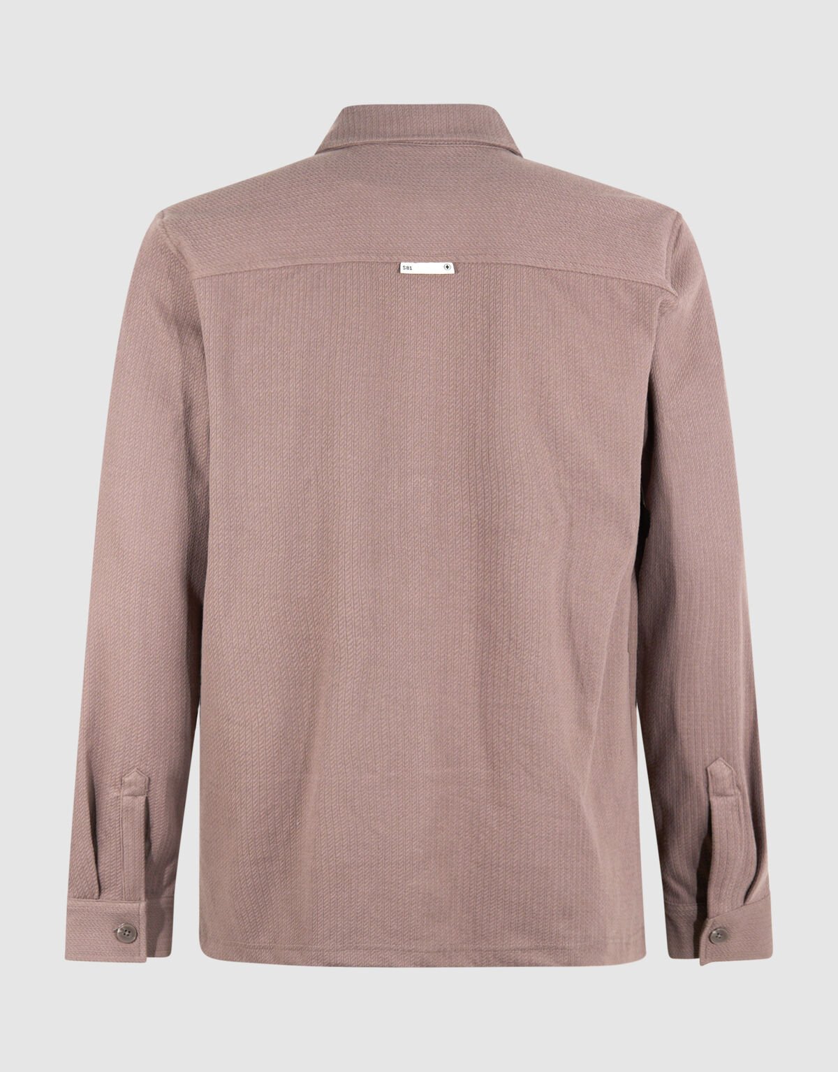Structuur Overshirt Lichtbruin SHOEBY MEN