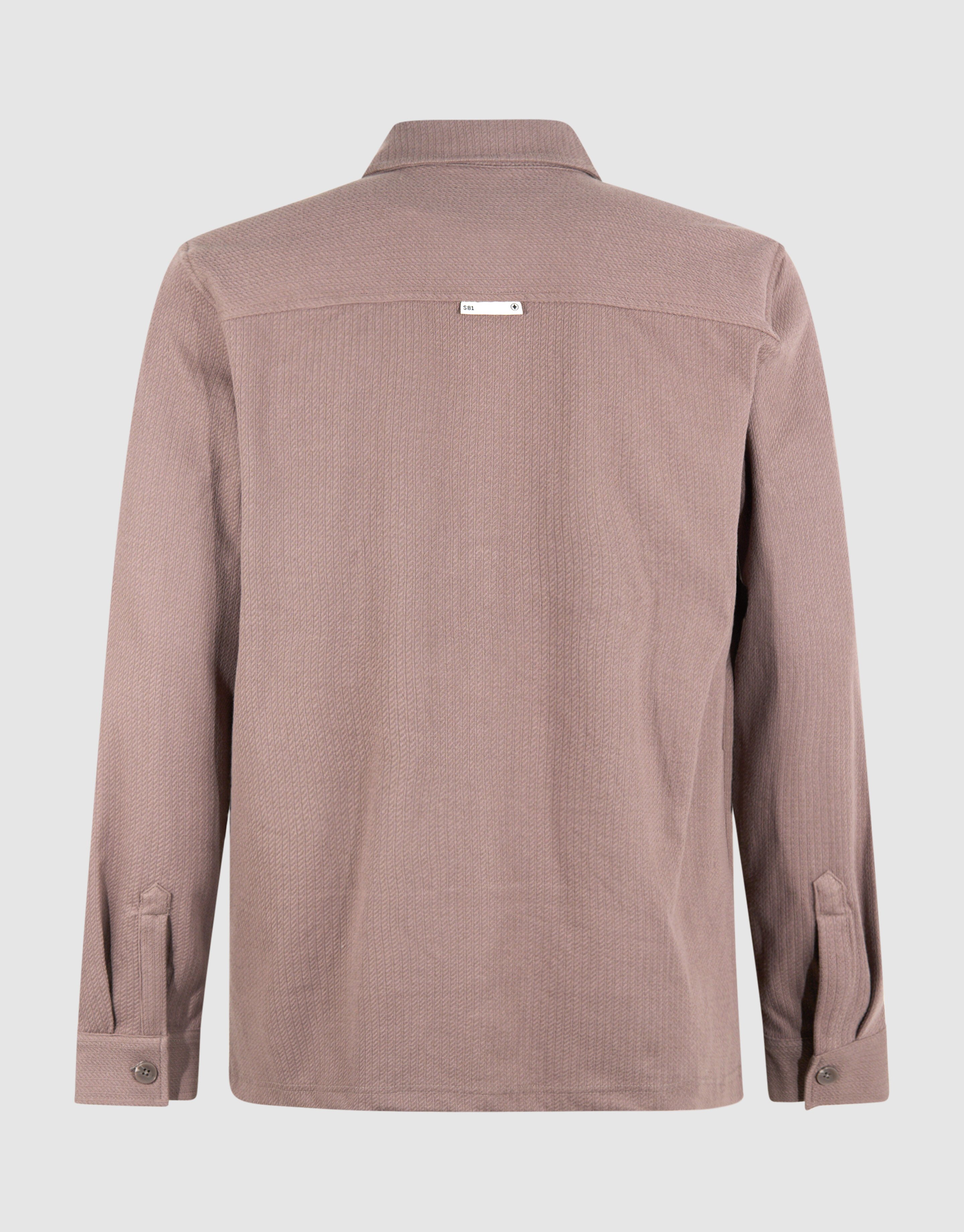 Structuur Overshirt Lichtbruin SHOEBY MEN