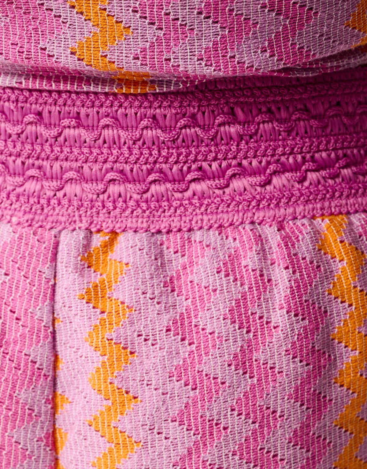 Zigzag Crochet Short Paars SHOEBY GIRLS