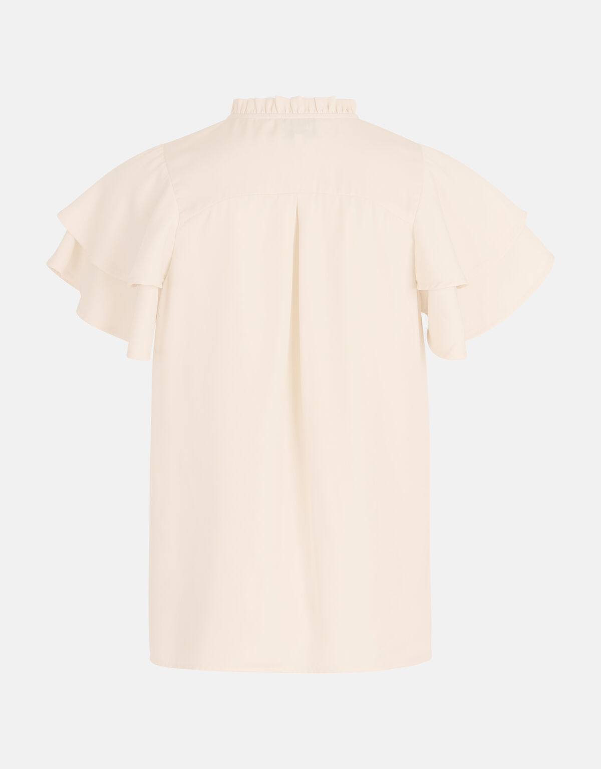 Tape Detail Top Gebroken Wit SHOEBY WOMEN