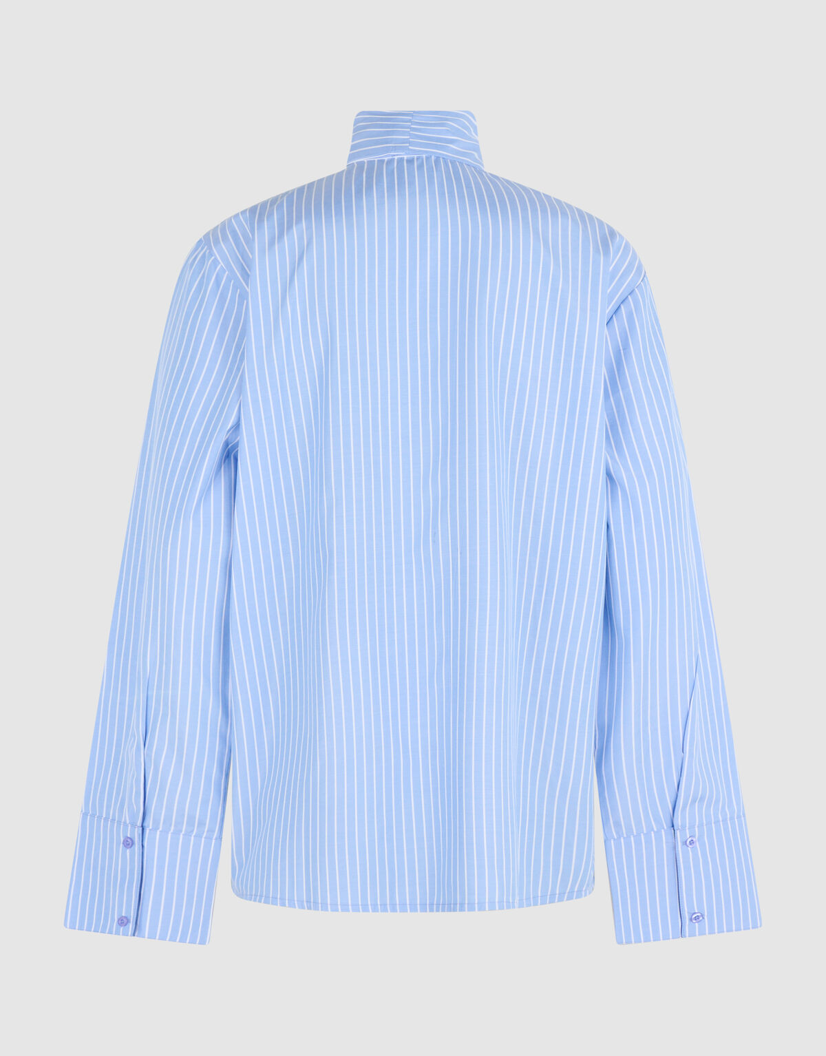 Oversized Scarf Blouse Lichtblauw SHOEBY WOMEN