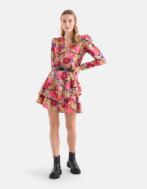 Vintage Bloemenprint Jurk SHOEBY WOMEN