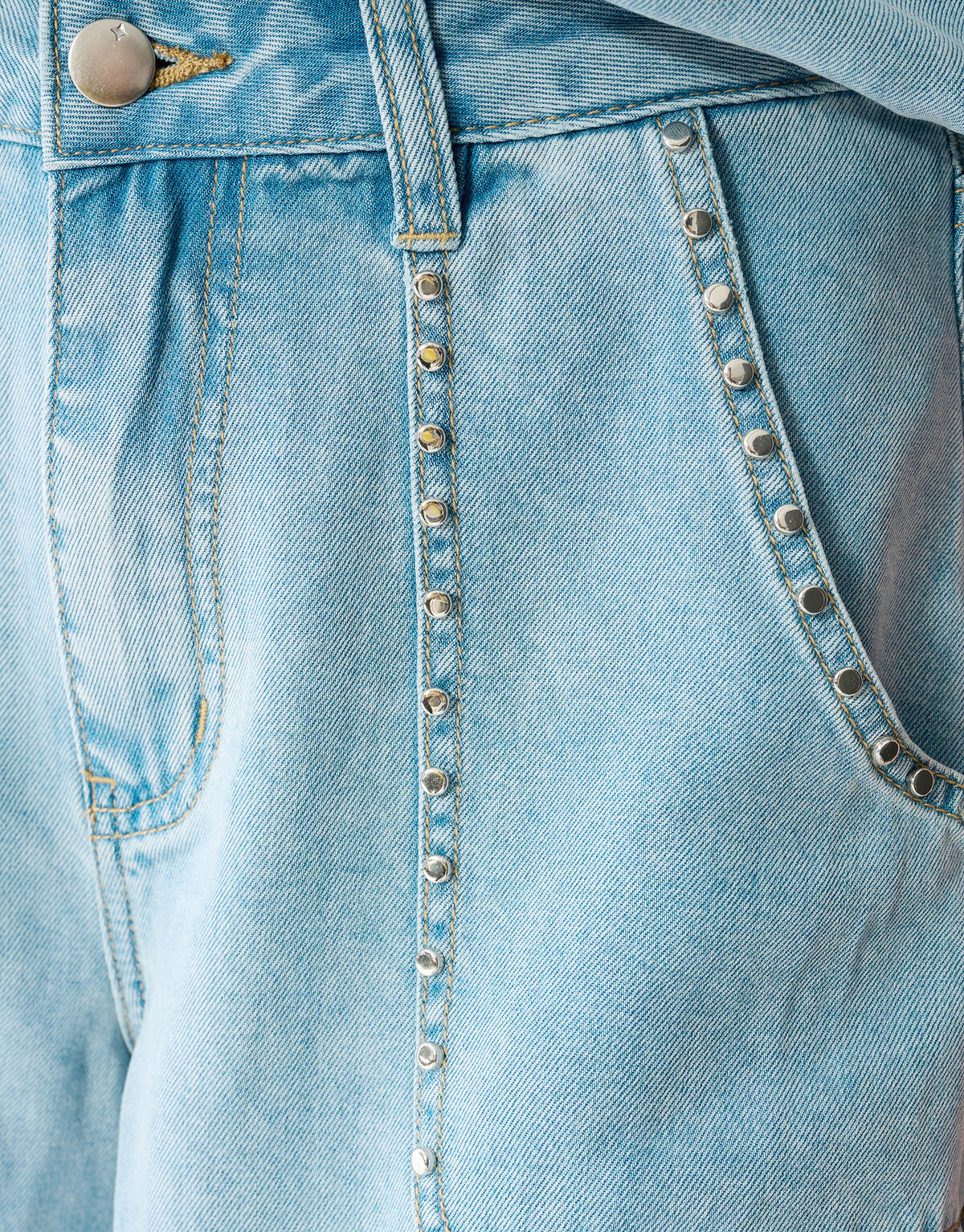 Denim Studs Short Bleached SHOEBY WOMEN