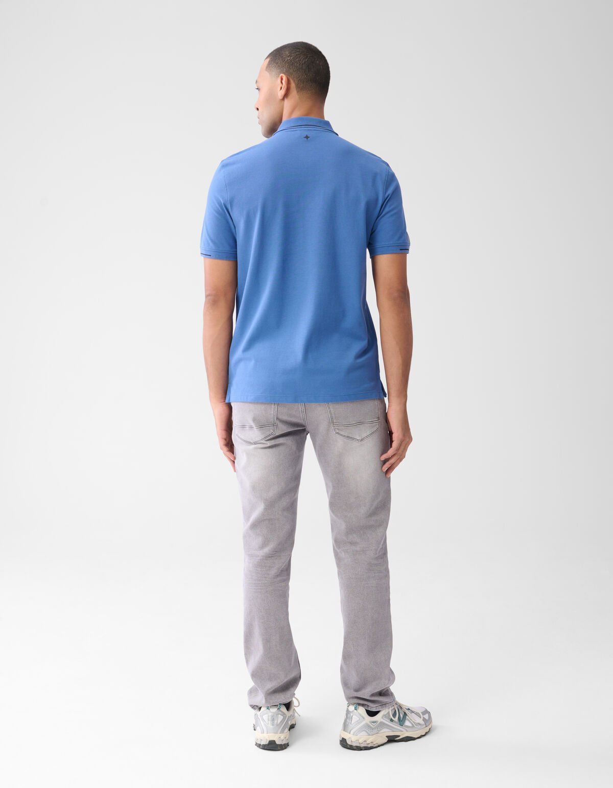 Pique Polo Blauw SHOEBY MEN