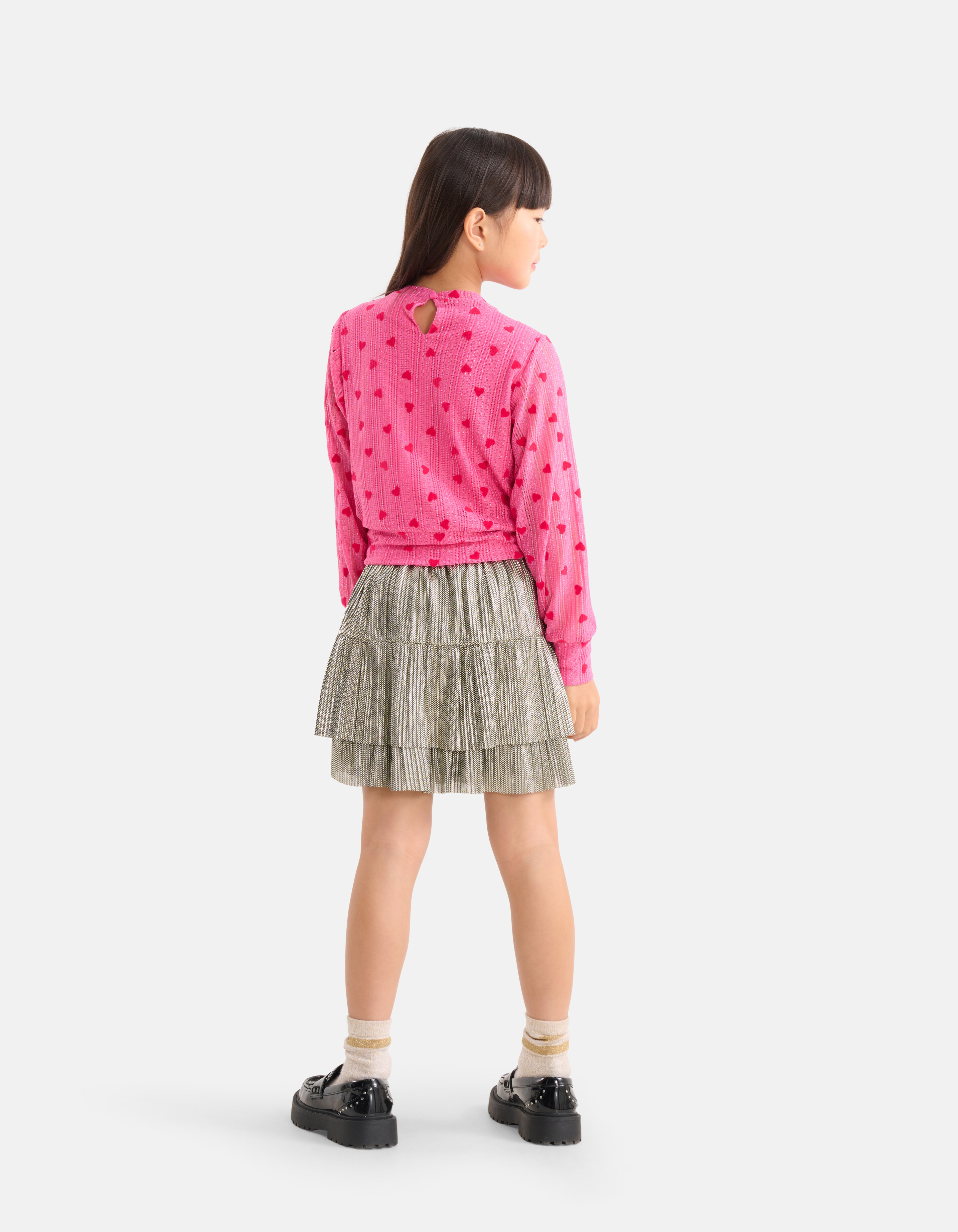 Metallic Rok Zilver SHOEBY GIRLS