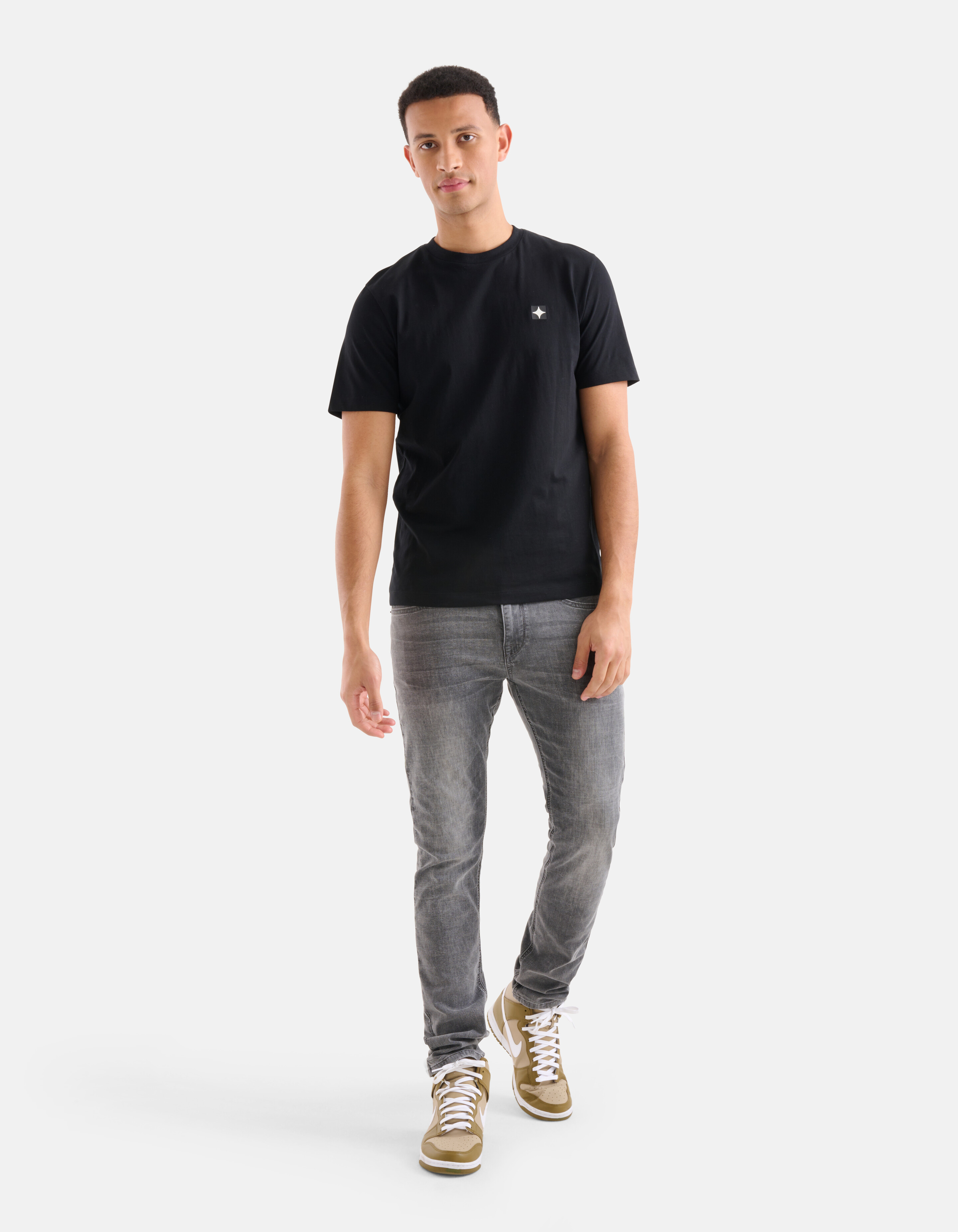Sparkle T-shirt Zwart SHOEBY MEN