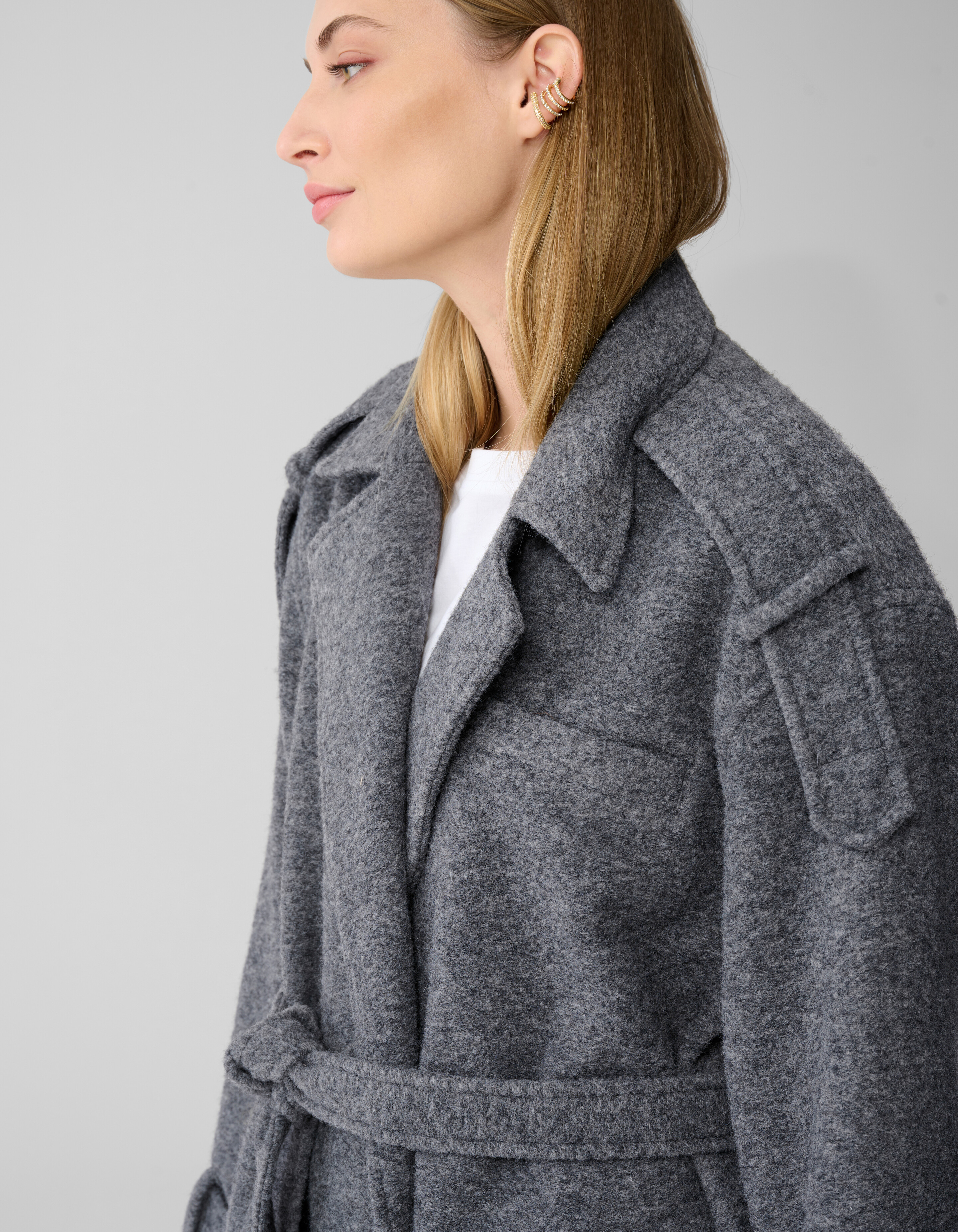 Trenchcoat Donkergrijs By Lonneke SHOEBY WOMEN