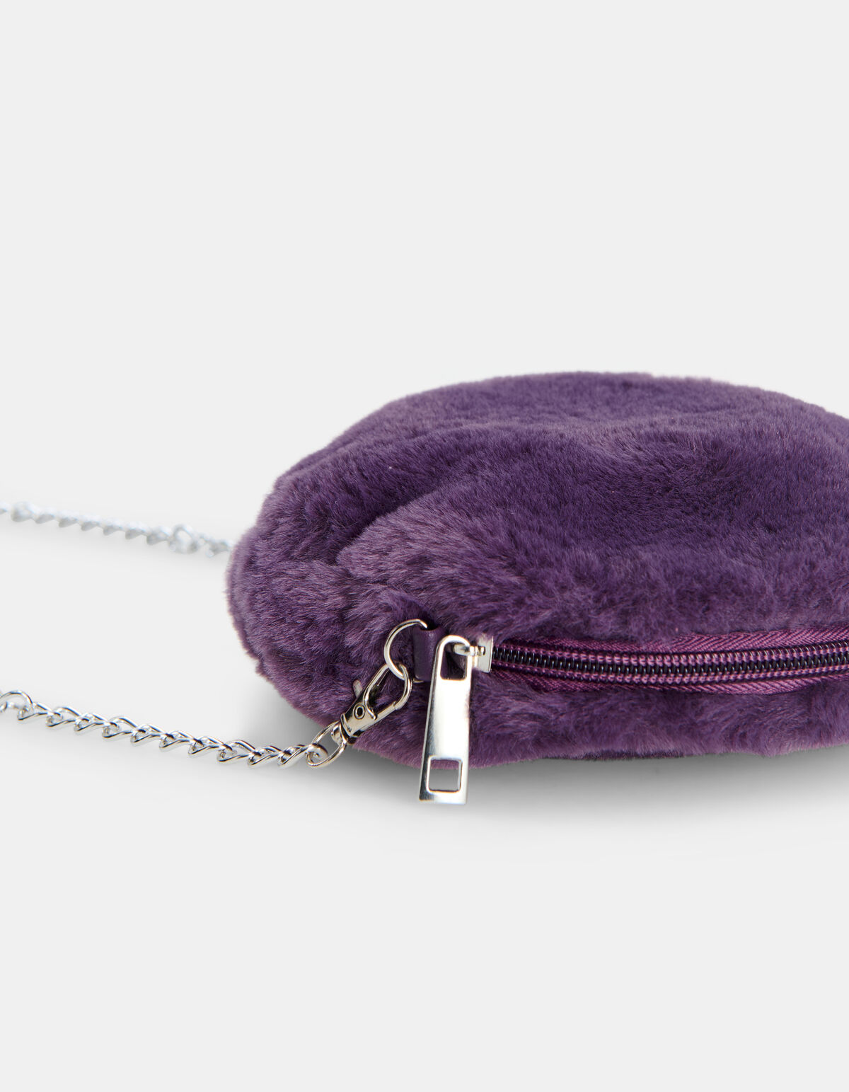 Ronde Fur Tas Paars SHOEBY ACCESSOIRES