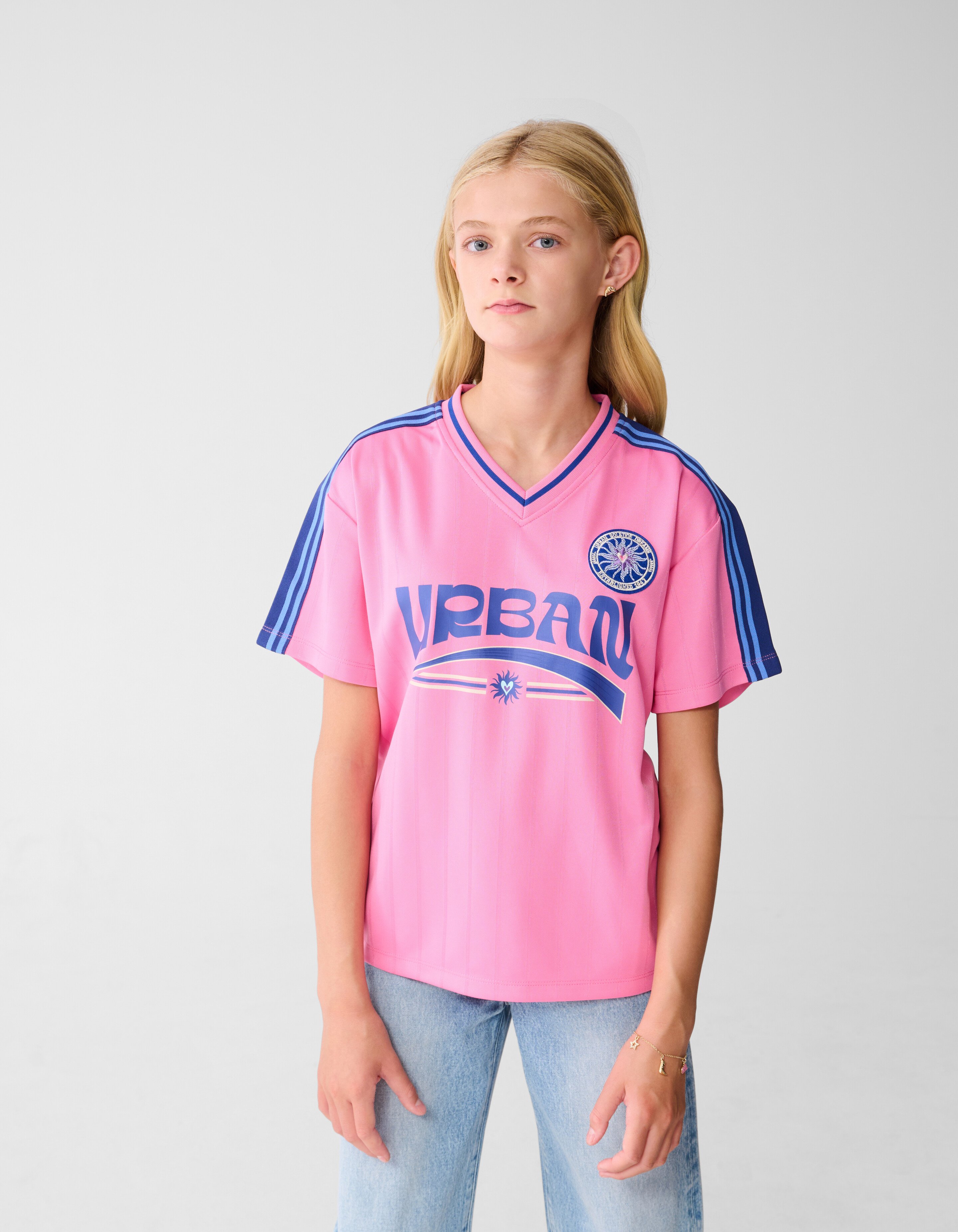 Urban Artwork T-shirt Lichtroze SHOEBY GIRLS