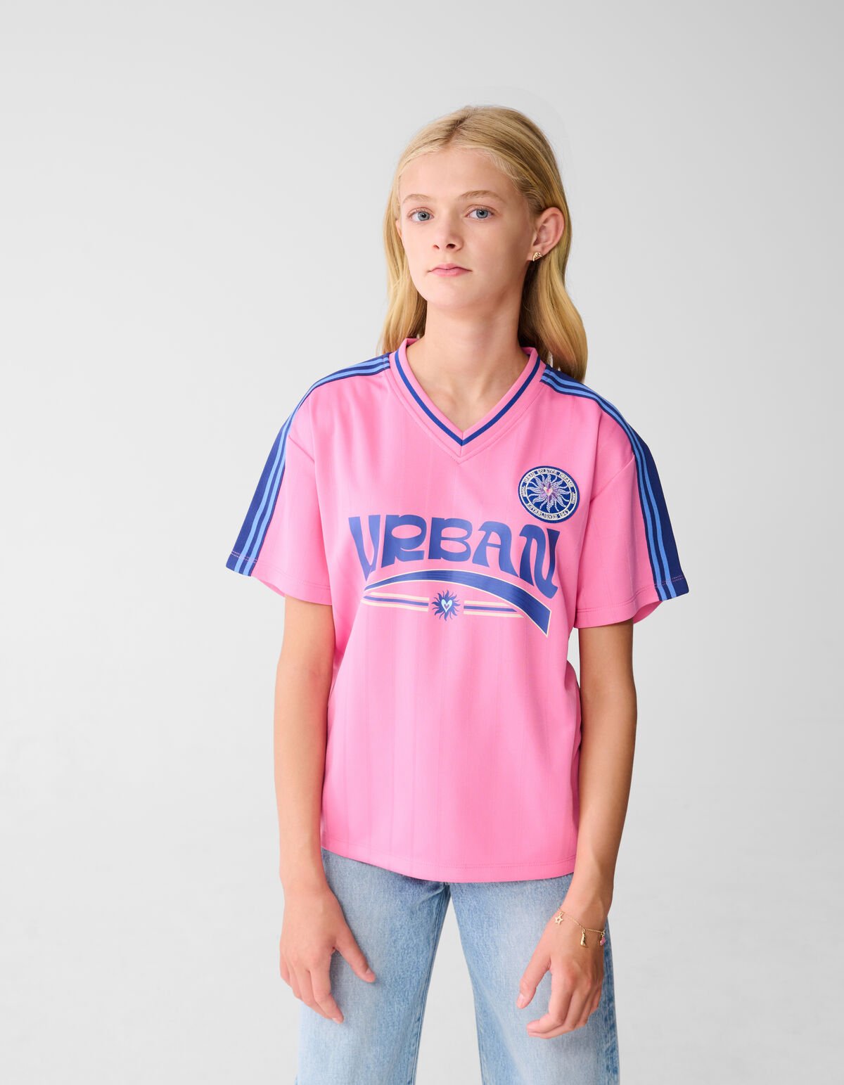 Urban Artwork T-shirt Lichtroze SHOEBY GIRLS