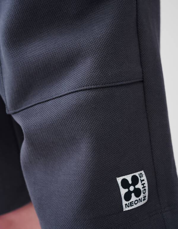 Pique Label Short Donkergrijs SHOEBY BOYS