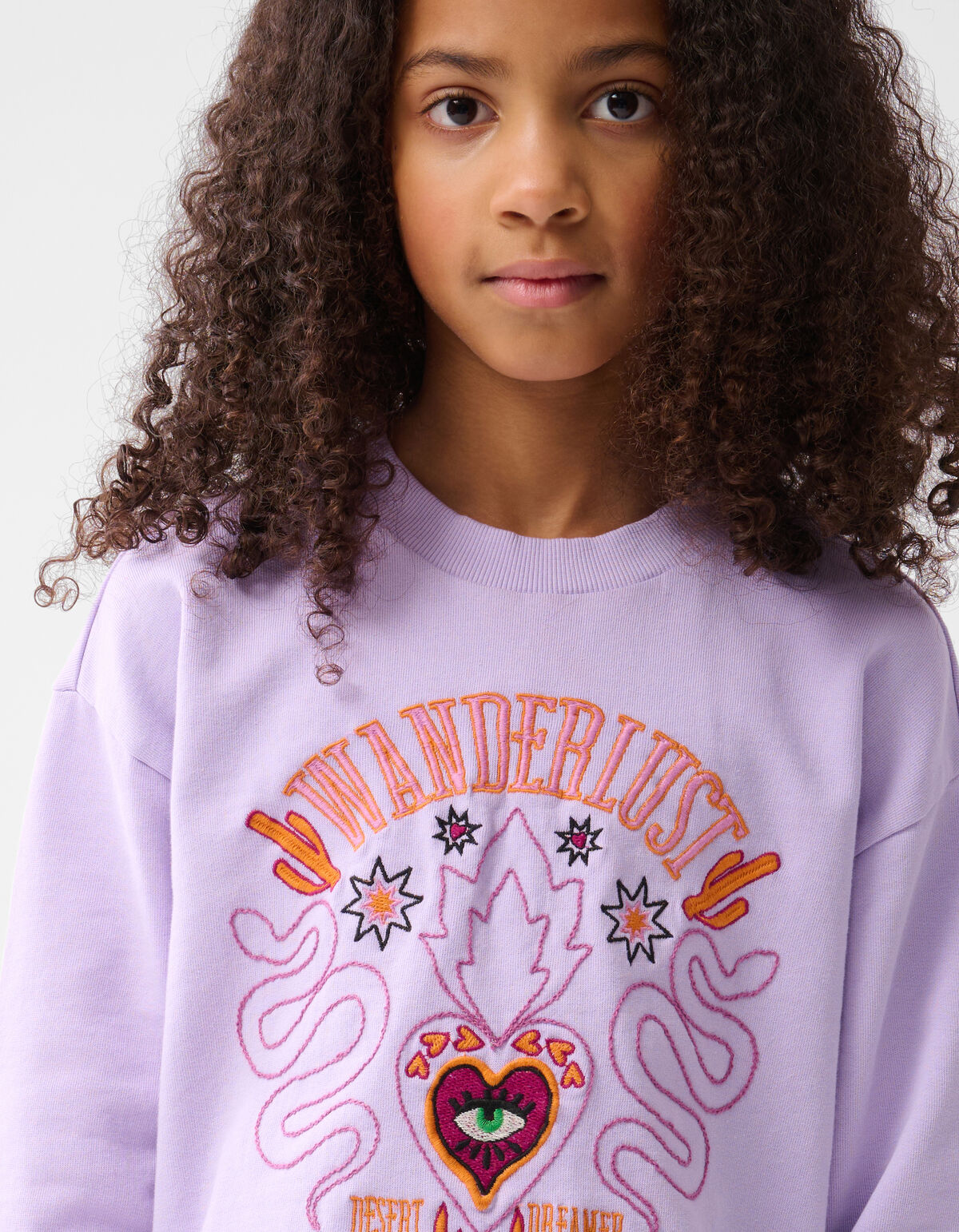 Wanderlust Sweater Lichtpaars SHOEBY GIRLS