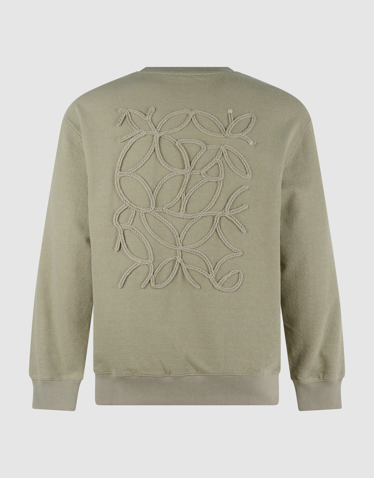 Embroidery Sweater Lichtgroen SHOEBY MEN