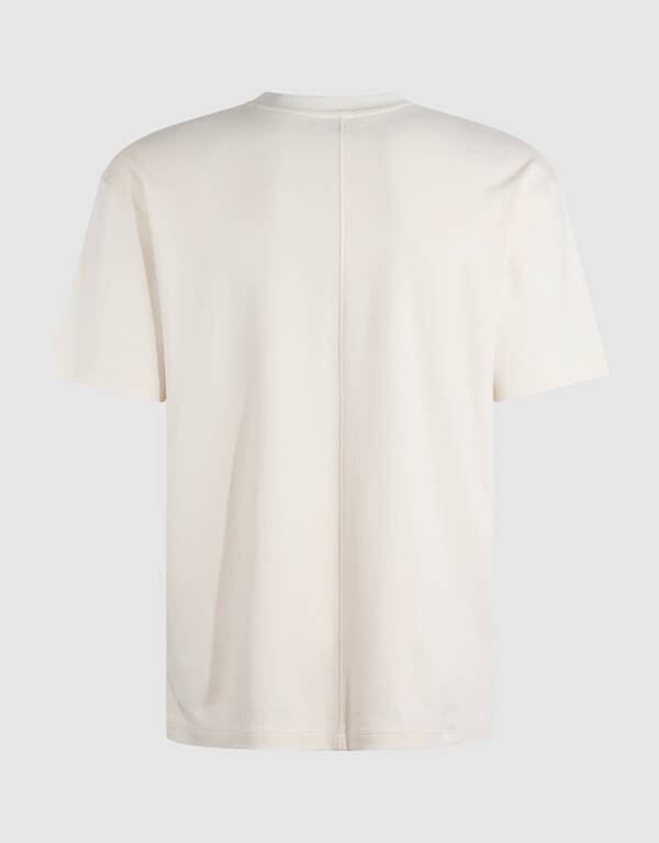 Embroidery Artwork T-shirt Gebroken Wit SHOEBY MEN