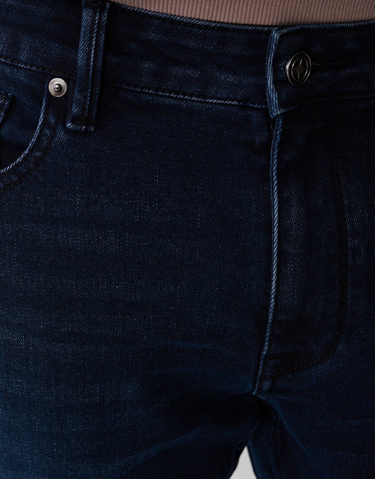 Straight Fit Jeans Blauw/Zwart L32 SHOEBY MEN