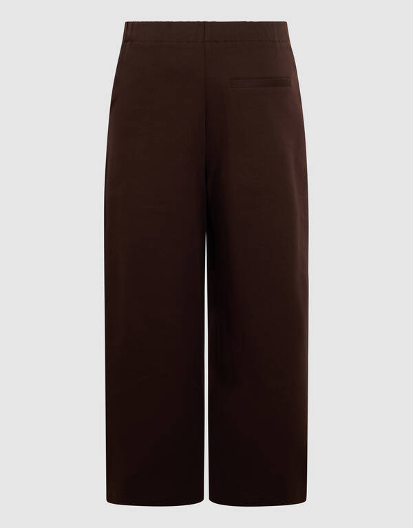 Waistband Jogger Broek Donkerbruin SHOEBY WOMEN